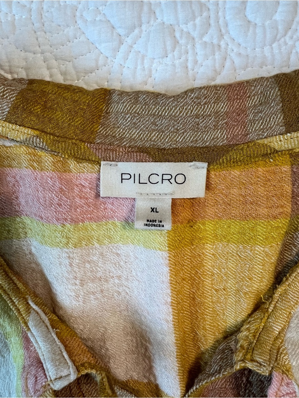Pilcro Anthropologie Keira Plaid Blouse - Picture 4 of 9